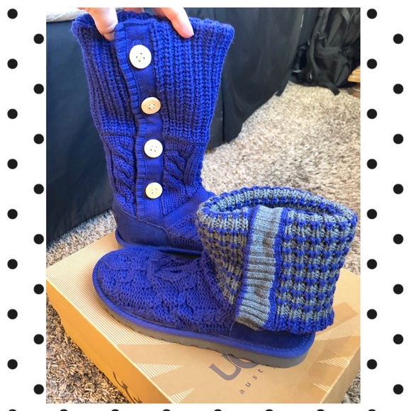 UGG Shoes - Blue and Gray Uggs